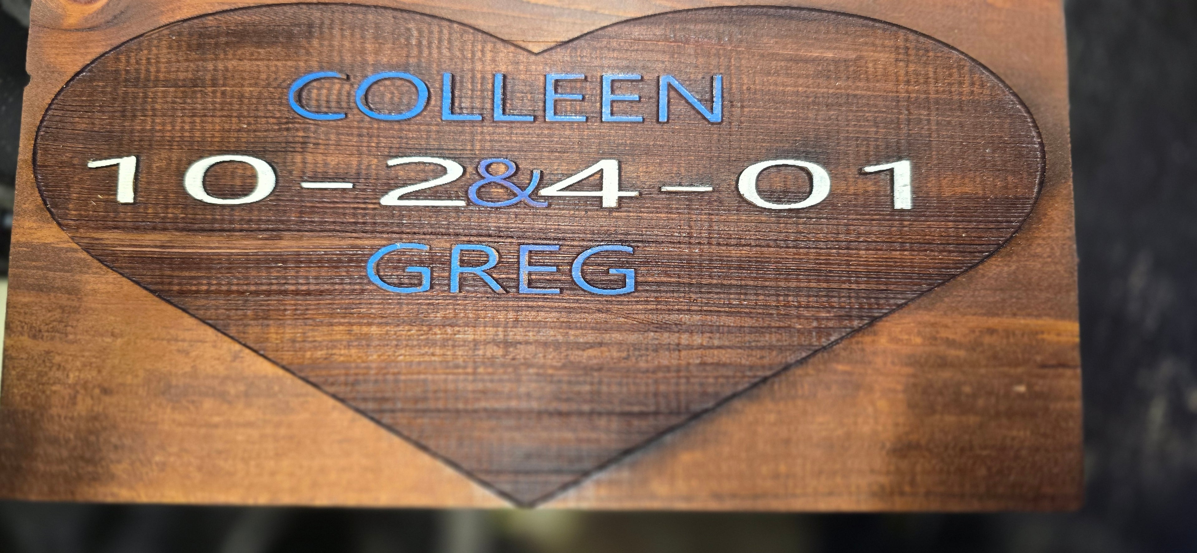 Commemorate Your Love Story in Wood